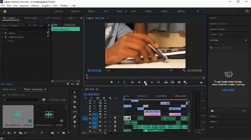 Cinematic Video Editing GIF